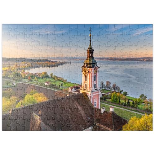 MyPuzzle Sonnenaufgang an der Wallfahrtskirche Birnau bei Unteruhldingen am Bodensee - Premium 200 Teile Puzzle - MyPuzzle Sonderkollektion von Puzzle Galaxy MyPuzzle Sonnenaufgang an der Wallfahrtskirche Birnau bei Unteruhldingen am Bodensee - Premium 200 Teile Puzzle - MyPuzzle Sonderkollektion von Puzzle Galaxy von MyPuzzle.com