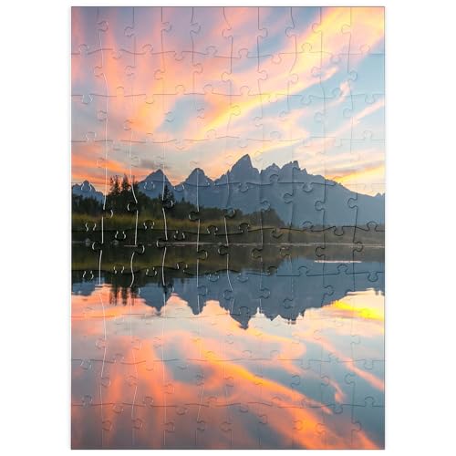 MyPuzzle Sonnenuntergang Reflexion über Bergsee - Premium 100 Teile Puzzle - MyPuzzle Sonderkollektion von Puzzle Galaxy MyPuzzle Sonnenuntergang Reflexion über Bergsee - Premium 100 Teile Puzzle - MyPuzzle Sonderkollektion von Puzzle Galaxy von MyPuzzle.com