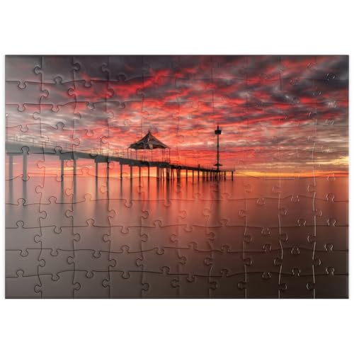 MyPuzzle Sonnenuntergang am Brighton Jetty, Südaustralien - Premium 100 Teile Puzzle - MyPuzzle Sonderkollektion von Puzzle Galaxy MyPuzzle Sonnenuntergang am Brighton Jetty, Südaustralien - Premium 100 Teile Puzzle - MyPuzzle Sonderkollektion von Puzzle Galaxy von MyPuzzle.com