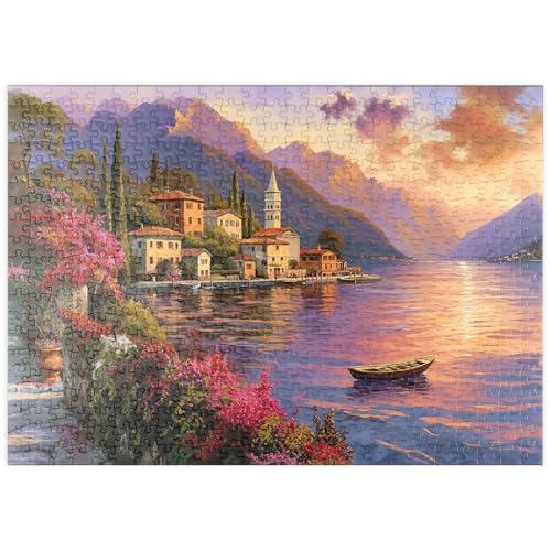 MyPuzzle Sonnenuntergang am Comer See – Romantische Landschaft in Italien - Premium 500 Teile Puzzle - MyPuzzle Sonderkollektion von Puzzle Galaxy MyPuzzle Sonnenuntergang am Comer See – Romantische Landschaft in Italien - Premium 500 Teile Puzzle - MyPuzzle Sonderkollektion von Puzzle Galaxy von MyPuzzle.com