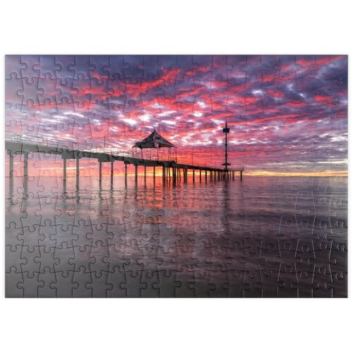 MyPuzzle Sonnenuntergang und Spiegelung am Brighton Jetty, Südaustralien - Premium 200 Teile Puzzle - MyPuzzle Sonderkollektion von Puzzle Galaxy MyPuzzle Sonnenuntergang und Spiegelung am Brighton Jetty, Südaustralien - Premium 200 Teile Puzzle - MyPuzzle Sonderkollektion von Puzzle Galaxy von MyPuzzle.com