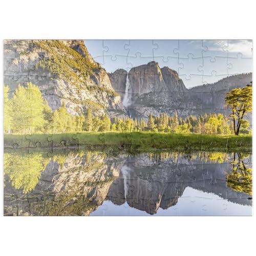 MyPuzzle Spiegelung der Yosemite-Wasserfälle im Frühling - Premium 100 Teile Puzzle - MyPuzzle Sonderkollektion von Puzzle Galaxy MyPuzzle Spiegelung der Yosemite-Wasserfälle im Frühling - Premium 100 Teile Puzzle - MyPuzzle Sonderkollektion von Puzzle Galaxy von MyPuzzle.com