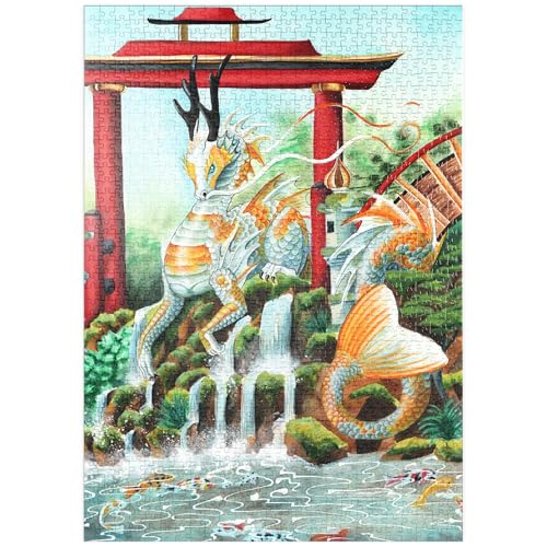 MyPuzzle The Empress Dragon - Carla Morrow - Premium 1000 Teile Puzzle - MyPuzzle Sonderkollektion von Tate & Co Puzzles MyPuzzle The Empress Dragon - Carla Morrow - Premium 1000 Teile Puzzle - MyPuzzle Sonderkollektion von Tate & Co Puzzles von MyPuzzle.com