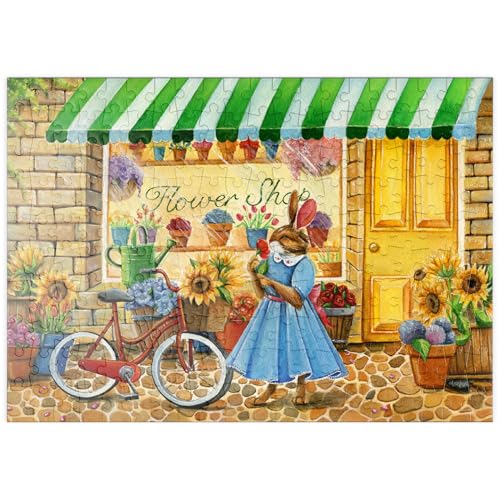 MyPuzzle Titel: Skurriler Hase im Blumenladen - Premium 200 Teile Puzzle - MyPuzzle Sonderkollektion von Puzzle Galaxy MyPuzzle Titel: Skurriler Hase im Blumenladen - Premium 200 Teile Puzzle - MyPuzzle Sonderkollektion von Puzzle Galaxy von MyPuzzle.com