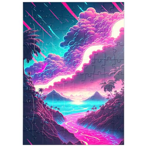 MyPuzzle Traumhaftes tropisches Tal bei Sonnenaufgang - Premium 100 Teile Puzzle - MyPuzzle Sonderkollektion von Puzzle Galaxy MyPuzzle Traumhaftes tropisches Tal bei Sonnenaufgang - Premium 100 Teile Puzzle - MyPuzzle Sonderkollektion von Puzzle Galaxy von MyPuzzle.com