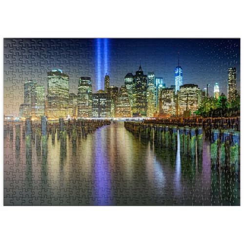 MyPuzzle Tribute in Light – Skyline von New York City bei Nacht - Premium 500 Teile Puzzle - MyPuzzle Sonderkollektion von Puzzle Galaxy MyPuzzle Tribute in Light – Skyline von New York City bei Nacht - Premium 500 Teile Puzzle - MyPuzzle Sonderkollektion von Puzzle Galaxy von MyPuzzle.com