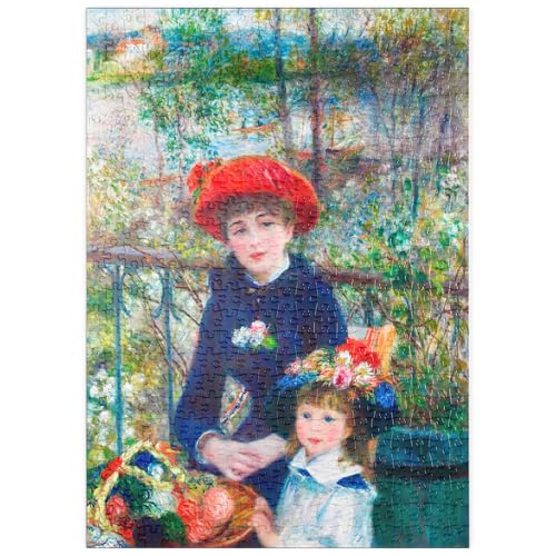 MyPuzzle Two Sisters (On The Terrace) (1881) by Pierre-Auguste Renoir - Premium 500 Teile Puzzle - MyPuzzle Sonderkollektion von Æpyornis von MyPuzzle.com