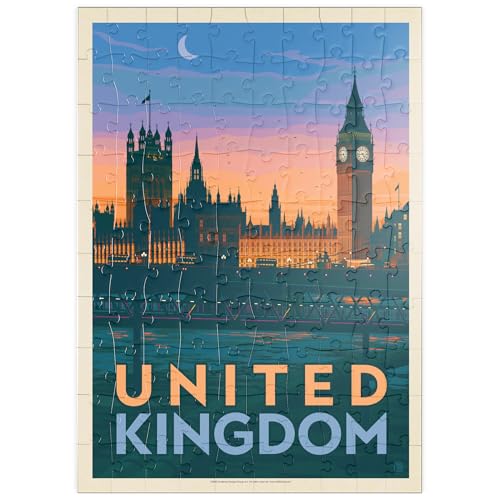 MyPuzzle Vereinigtes Königreich: Westminster-Palast, Vintage Poster - Premium 100 Teile Puzzle - MyPuzzle Sonderkollektion von Anderson Design Group MyPuzzle Vereinigtes Königreich: Westminster-Palast, Vintage Poster - Premium 100 Teile Puzzle - MyPuzzle Sonderkollektion von Anderson Design Group von MyPuzzle.com