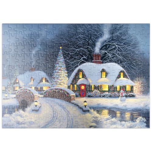 MyPuzzle Verschneites Weihnachtsdorf mit Hütten - Premium 200 Teile Puzzle - MyPuzzle Sonderkollektion von Puzzle Galaxy MyPuzzle Verschneites Weihnachtsdorf mit Hütten - Premium 200 Teile Puzzle - MyPuzzle Sonderkollektion von Puzzle Galaxy von MyPuzzle.com