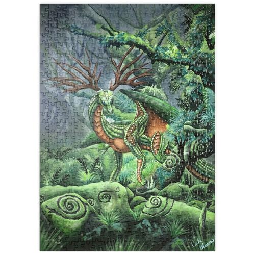 MyPuzzle Versteckter Wächterdrache - Carla Morrow - Premium 500 Teile Puzzle - MyPuzzle Sonderkollektion von Tate & Co Puzzles MyPuzzle Versteckter Wächterdrache - Carla Morrow - Premium 500 Teile Puzzle - MyPuzzle Sonderkollektion von Tate & Co Puzzles von MyPuzzle.com