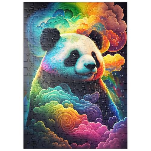 MyPuzzle Verträumter kosmischer Panda - Premium 200 Teile Puzzle - MyPuzzle Sonderkollektion von Puzzle Galaxy von MyPuzzle.com