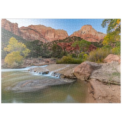 MyPuzzle Virgin River-Kaskade im Zion-Nationalpark - Premium 1000 Teile Puzzle - MyPuzzle Sonderkollektion von Puzzle Galaxy MyPuzzle Virgin River-Kaskade im Zion-Nationalpark - Premium 1000 Teile Puzzle - MyPuzzle Sonderkollektion von Puzzle Galaxy von MyPuzzle.com