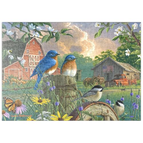 MyPuzzle Vogelgezwitscher auf der Farm - Premium 500 Teile Puzzle - MyPuzzle Sonderkollektion von Puzzle Galaxy MyPuzzle Vogelgezwitscher auf der Farm - Premium 500 Teile Puzzle - MyPuzzle Sonderkollektion von Puzzle Galaxy von MyPuzzle.com