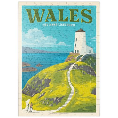 MyPuzzle Wales: Tŵr MAWR Leuchtturm, Vintage Poster - Premium 200 Teile Puzzle - MyPuzzle Sonderkollektion von Anderson Design Group MyPuzzle Wales: Tŵr MAWR Leuchtturm, Vintage Poster - Premium 200 Teile Puzzle - MyPuzzle Sonderkollektion von Anderson Design Group von MyPuzzle.com