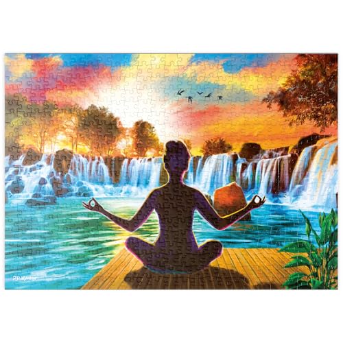 MyPuzzle Wasserfall-Yoga - Premium 500 Teile Puzzle - MyPuzzle Sonderkollektion von Puzzle Galaxy MyPuzzle Wasserfall-Yoga - Premium 500 Teile Puzzle - MyPuzzle Sonderkollektion von Puzzle Galaxy von MyPuzzle.com