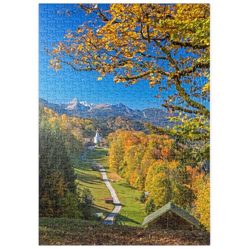 MyPuzzle Weg nach Wamberg, Kirche St. Anna gegen Daniel, Garmisch-Partenkirchen - Premium 500 Teile Puzzle - MyPuzzle Sonderkollektion von Puzzle Galaxy MyPuzzle Weg nach Wamberg, Kirche St. Anna gegen Daniel, Garmisch-Partenkirchen - Premium 500 Teile Puzzle - MyPuzzle Sonderkollektion von Puzzle Galaxy von MyPuzzle.com