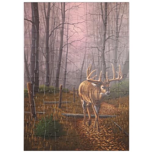 MyPuzzle Weißwedelhirsch im Herbstnebel - Premium 100 Teile Puzzle - MyPuzzle Sonderkollektion von Puzzle Galaxy MyPuzzle Weißwedelhirsch im Herbstnebel - Premium 100 Teile Puzzle - MyPuzzle Sonderkollektion von Puzzle Galaxy von MyPuzzle.com