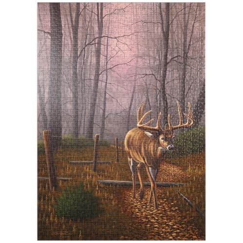 MyPuzzle Weißwedelhirsch im Herbstnebel - Premium 1000 Teile Puzzle - MyPuzzle Sonderkollektion von Puzzle Galaxy MyPuzzle Weißwedelhirsch im Herbstnebel - Premium 1000 Teile Puzzle - MyPuzzle Sonderkollektion von Puzzle Galaxy von MyPuzzle.com