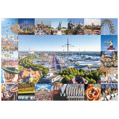 MyPuzzle Wiesgaudi No.2 - Bunte Collage vom Oktoberfest in München, Theresienwiese, Bayern, Deutschland - Premium 1000 Teile Puzzle - MyPuzzle Sonderkollektion von Starnberger Spiele MyPuzzle Wiesgaudi No.2 - Bunte Collage vom Oktoberfest in München, Theresienwiese, Bayern, Deutschland - Premium 1000 Teile Puzzle - MyPuzzle Sonderkollektion von Starnberger Spiele von MyPuzzle.com