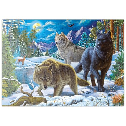MyPuzzle Wölfe in der verschneiten Nacht - Premium 200 Teile Puzzle - MyPuzzle Sonderkollektion von Puzzle Galaxy MyPuzzle Wölfe in der verschneiten Nacht - Premium 200 Teile Puzzle - MyPuzzle Sonderkollektion von Puzzle Galaxy von MyPuzzle.com