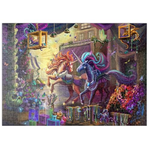 MyPuzzle Zwielicht-Einhorn-Marktplatz – Rose Cat Khan - Premium 500 Teile Puzzle - MyPuzzle Sonderkollektion von Tate & Co Puzzles MyPuzzle Zwielicht-Einhorn-Marktplatz – Rose Cat Khan - Premium 500 Teile Puzzle - MyPuzzle Sonderkollektion von Tate & Co Puzzles von MyPuzzle.com