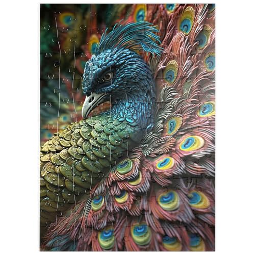 MyPuzzle majestätischer Pfau - Premium 100 Teile Puzzle - MyPuzzle Sonderkollektion von Puzzle Galaxy MyPuzzle majestätischer Pfau - Premium 100 Teile Puzzle - MyPuzzle Sonderkollektion von Puzzle Galaxy von MyPuzzle.com
