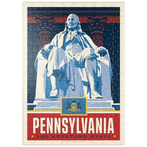 Pennsylvania: The Keystone State - Premium 200 Teile Puzzle - MyPuzzle Sonderkollektion von Anderson Design Group von MyPuzzle.com