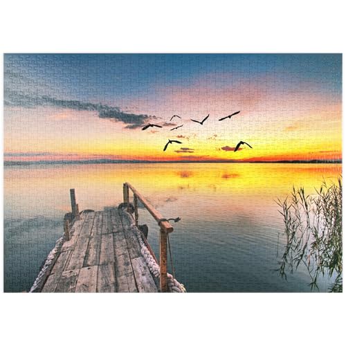 MyPuzzle Pier in die Wolken - Premium 1000 Teile Puzzle - MyPuzzle Sonderkollektion von Puzzle Galaxy von MyPuzzle.com