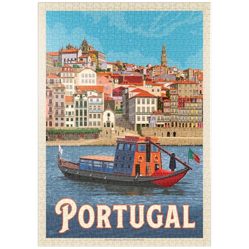 MyPuzzle Portugal: Bezirk Porto, Vintage Poster - Premium 1000 Teile Puzzle - MyPuzzle Sonderkollektion von Anderson Design Group MyPuzzle Portugal: Bezirk Porto, Vintage Poster - Premium 1000 Teile Puzzle - MyPuzzle Sonderkollektion von Anderson Design Group von MyPuzzle.com