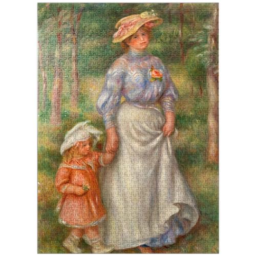 Promenade (La Promenade) 1906 by Pierre-Auguste Renoir - Premium 1000 Teile Puzzle für Erwachsene von MyPuzzle.com