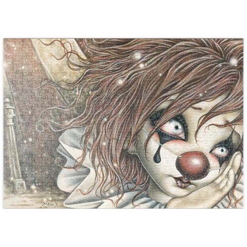 MyPuzzle Red Nose - Victoria Francés - Misty Circus - Premium 500 Teile Puzzle - MyPuzzle Sonderkollektion von Heye Puzzle MyPuzzle Red Nose - Victoria Francés - Misty Circus - Premium 500 Teile Puzzle - MyPuzzle Sonderkollektion von Heye Puzzle von MyPuzzle.com