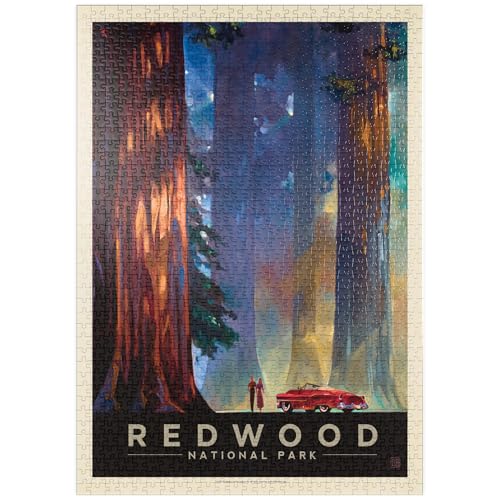 MyPuzzle Redwood National Park: Unter den Giganten - Premium 1000 Teile Puzzle - MyPuzzle Sonderkollektion von Anderson Design Group von MyPuzzle.com