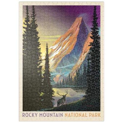 MyPuzzle Rocky Mountain National Park: Pyramid Peak, Vintage Poster - Premium 500 Teile Puzzle - MyPuzzle Sonderkollektion von Anderson Design Group MyPuzzle Rocky Mountain National Park: Pyramid Peak, Vintage Poster - Premium 500 Teile Puzzle - MyPuzzle Sonderkollektion von Anderson Design Group von MyPuzzle.com