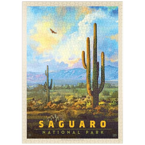 MyPuzzle Saguaro National Park: Desert Daybreak, Vintage Poster - Premium 1000 Teile Puzzle - MyPuzzle Sonderkollektion von Anderson Design Group MyPuzzle Saguaro National Park: Desert Daybreak, Vintage Poster - Premium 1000 Teile Puzzle - MyPuzzle Sonderkollektion von Anderson Design Group von MyPuzzle.com