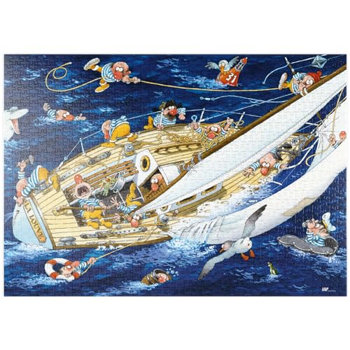 Sailors - Jean-Jacques Loup - Cartoon Classics - Premium 1000 Teile Puzzle - MyPuzzle Sonderkollektion von Heye Puzzle von MyPuzzle.com