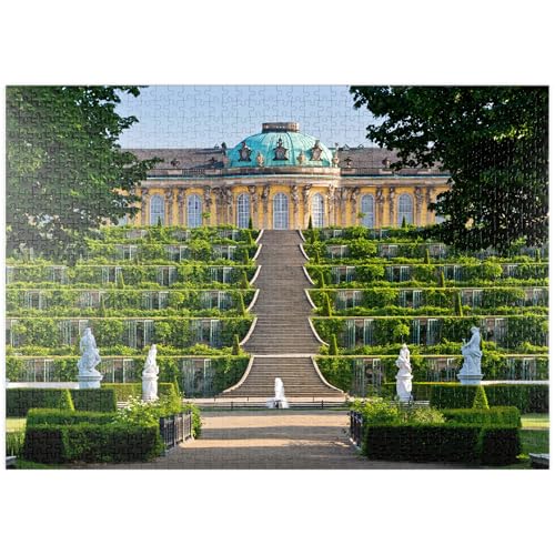 MyPuzzle Schloss Sanssouci mit den Weinbergterrassen im Park, Potsdam - Premium 1000 Teile Puzzle - MyPuzzle Sonderkollektion von Puzzle Galaxy MyPuzzle Schloss Sanssouci mit den Weinbergterrassen im Park, Potsdam - Premium 1000 Teile Puzzle - MyPuzzle Sonderkollektion von Puzzle Galaxy von MyPuzzle.com