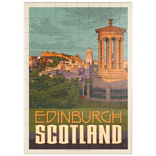 Schottland: Edinburgh, Vintage Poster - Premium 100 Teile Puzzle - MyPuzzle Sonderkollektion von Anderson Design Group von MyPuzzle.com