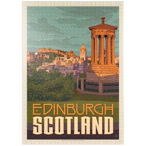 MyPuzzle Schottland: Edinburgh, Vintage Poster - Premium 1000 Teile Puzzle - MyPuzzle Sonderkollektion von Anderson Design Group MyPuzzle Schottland: Edinburgh, Vintage Poster - Premium 1000 Teile Puzzle - MyPuzzle Sonderkollektion von Anderson Design Group von MyPuzzle.com