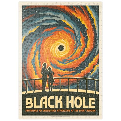 MyPuzzle Schwarze Löcher: Eine unwiderstehliche Anziehungskraft, Vintage Poster - Premium 500 Teile Puzzle - MyPuzzle Sonderkollektion von Anderson Design Group MyPuzzle Schwarze Löcher: Eine unwiderstehliche Anziehungskraft, Vintage Poster - Premium 500 Teile Puzzle - MyPuzzle Sonderkollektion von Anderson Design Group von MyPuzzle.com