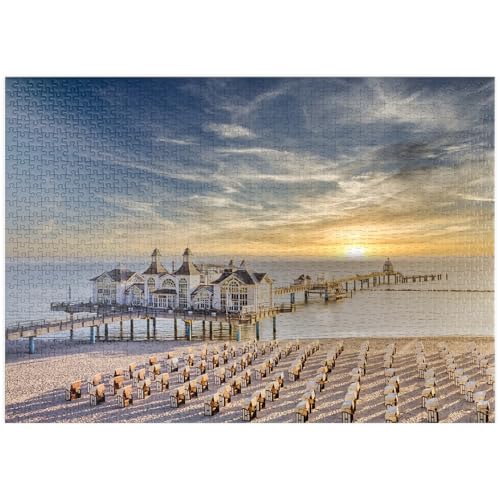 MyPuzzle Seebrücke von Sellin, Insel Rügen in Deutschland - Premium 1000 Teile Puzzle - MyPuzzle Sonderkollektion von Puzzle Galaxy MyPuzzle Seebrücke von Sellin, Insel Rügen in Deutschland - Premium 1000 Teile Puzzle - MyPuzzle Sonderkollektion von Puzzle Galaxy von MyPuzzle.com