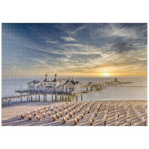 Seebrücke von Sellin, Insel Rügen in Deutschland - Premium 1000 Teile Puzzle - MyPuzzle Sonderkollektion von Puzzle Galaxy von MyPuzzle.com