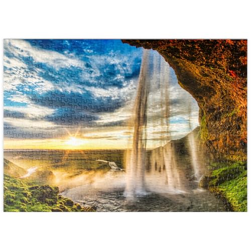 MyPuzzle Seljalandsfoss-Wasserfall bei Sonnenuntergang, Island - Premium 500 Teile Puzzle - MyPuzzle Sonderkollektion von Puzzle Galaxy MyPuzzle Seljalandsfoss-Wasserfall bei Sonnenuntergang, Island - Premium 500 Teile Puzzle - MyPuzzle Sonderkollektion von Puzzle Galaxy von MyPuzzle.com