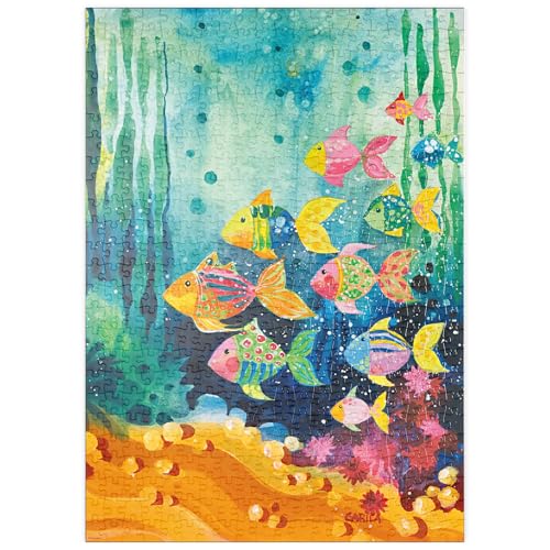 Shoal of Fish - Gabila - Lovely Times - Premium 500 Teile Puzzle - MyPuzzle Sonderkollektion von Heye Puzzle von MyPuzzle.com