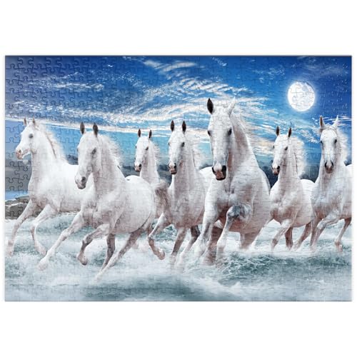 MyPuzzle Sieben Pferde im Galopp - Premium 500 Teile Puzzle - MyPuzzle Sonderkollektion von Puzzle Galaxy MyPuzzle Sieben Pferde im Galopp - Premium 500 Teile Puzzle - MyPuzzle Sonderkollektion von Puzzle Galaxy von MyPuzzle.com