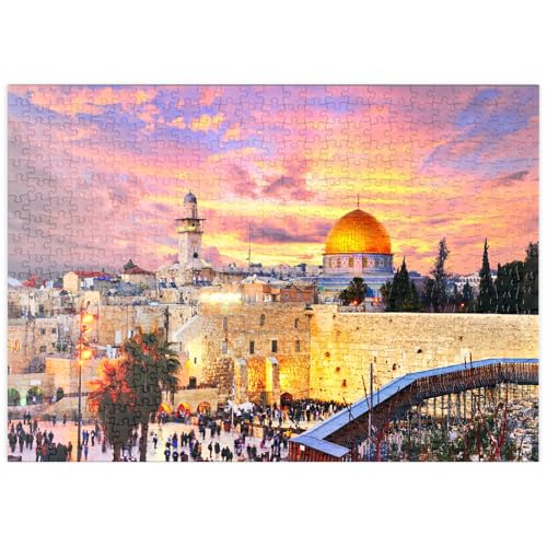 MyPuzzle Skyline der Altstadt an der Westmauer und dem Tempelberg in Jerusalem, Israel - Premium 500 Teile Puzzle - MyPuzzle Sonderkollektion von Puzzle Galaxy MyPuzzle Skyline der Altstadt an der Westmauer und dem Tempelberg in Jerusalem, Israel - Premium 500 Teile Puzzle - MyPuzzle Sonderkollektion von Puzzle Galaxy von MyPuzzle.com
