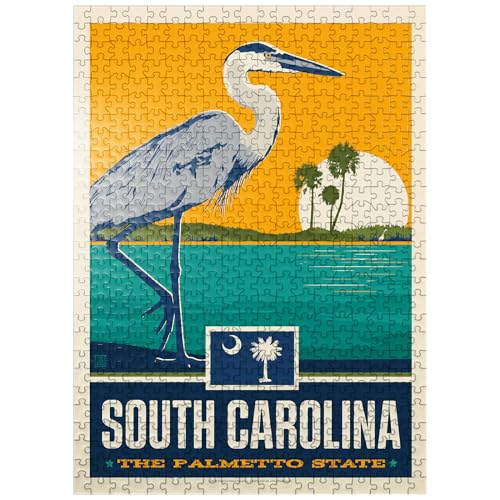 South Carolina The Palmetto State - Premium 1000 Teile Puzzle für Erwachsene von MyPuzzle.com