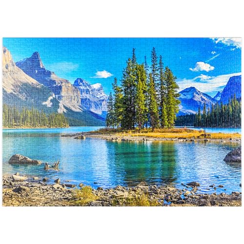 MyPuzzle Spirit Island im Maligne Lake - Jasper National Park, Kanada - Premium 1000 Teile Puzzle - MyPuzzle Sonderkollektion von Puzzle Galaxy MyPuzzle Spirit Island im Maligne Lake - Jasper National Park, Kanada - Premium 1000 Teile Puzzle - MyPuzzle Sonderkollektion von Puzzle Galaxy von MyPuzzle.com
