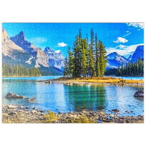 MyPuzzle Spirit Island im Maligne Lake - Jasper National Park, Kanada - Premium 500 Teile Puzzle - MyPuzzle Sonderkollektion von Puzzle Galaxy MyPuzzle Spirit Island im Maligne Lake - Jasper National Park, Kanada - Premium 500 Teile Puzzle - MyPuzzle Sonderkollektion von Puzzle Galaxy von MyPuzzle.com