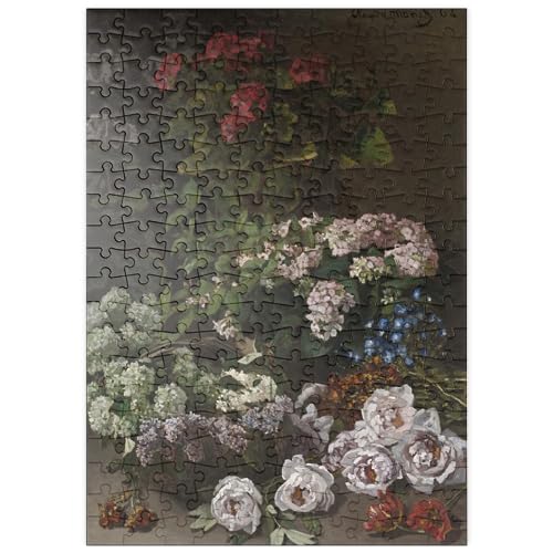 Spring Flowers (1864) by Claude Monet - Premium 200 Teile Puzzle - MyPuzzle Sonderkollektion von Æpyornis von MyPuzzle.com