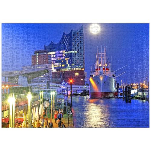 MyPuzzle St.-Pauli-Landungsbrücken mit Elbphilharmonie in der HafenCity, Hamburg - Premium 1000 Teile Puzzle - MyPuzzle Sonderkollektion von Puzzle Galaxy MyPuzzle St.-Pauli-Landungsbrücken mit Elbphilharmonie in der HafenCity, Hamburg - Premium 1000 Teile Puzzle - MyPuzzle Sonderkollektion von Puzzle Galaxy von MyPuzzle.com